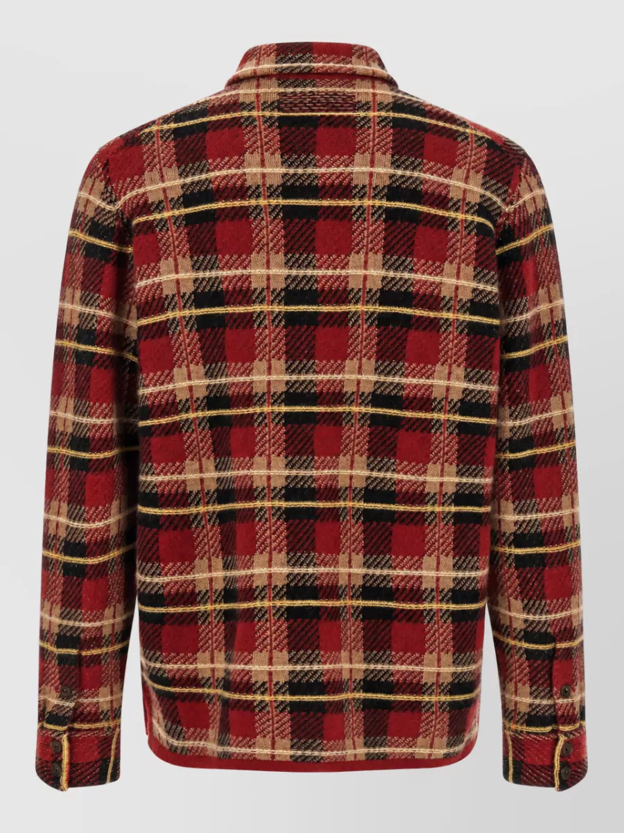 Guest In Residence Cashmere Oversized Checked Shirt Jacket