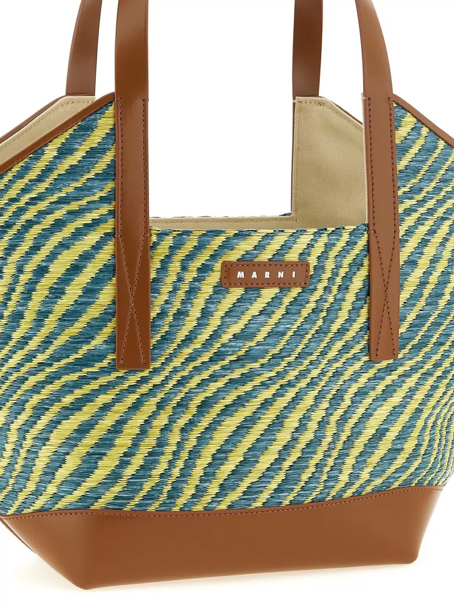Marni Waves Small Tote Bag Dual Handles