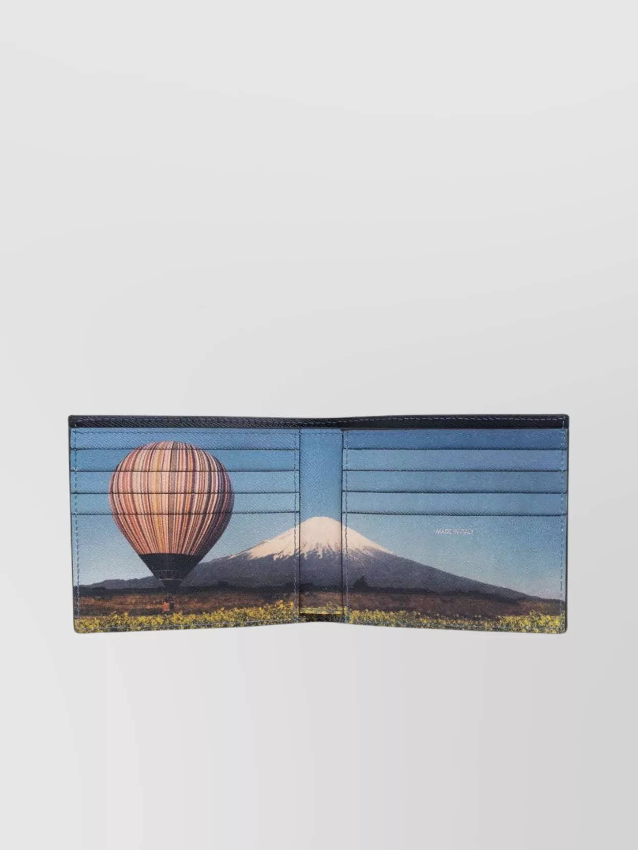 Paul Smith Striped Signature Mount Fuji-Lined Cardholder