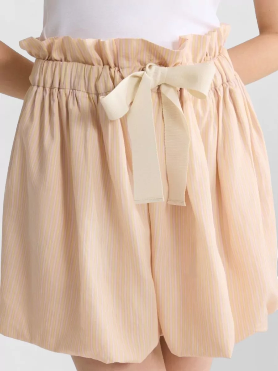 Patou Silk Knee-Length Shorts
