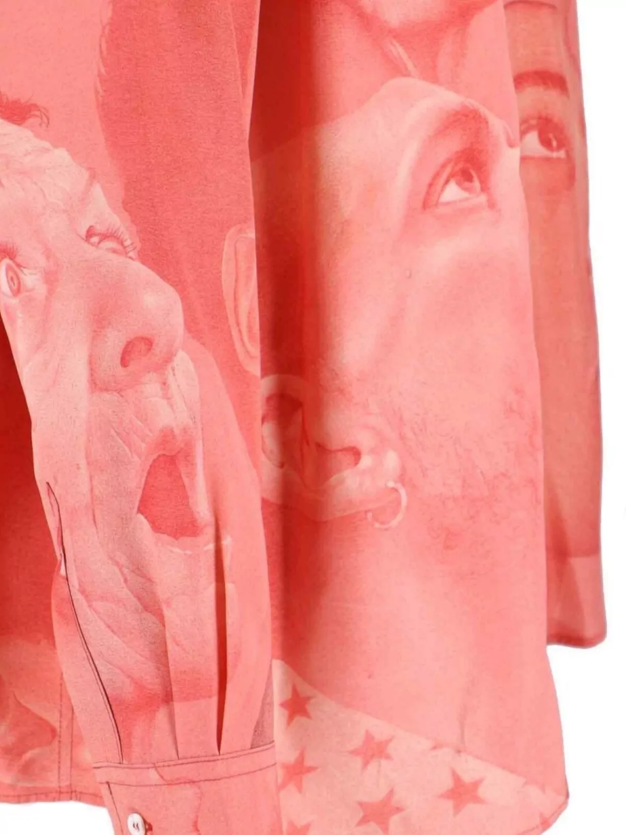 Magliano Graphic Print Long Sleeve Button-Down Shirt