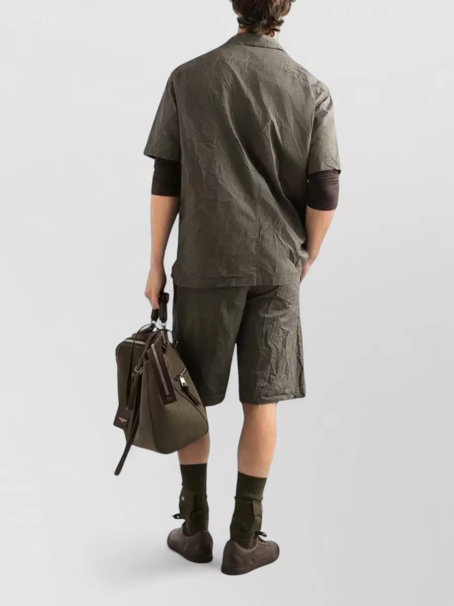 Dolce&Gabbana Fringed Cotton Cargo Shorts