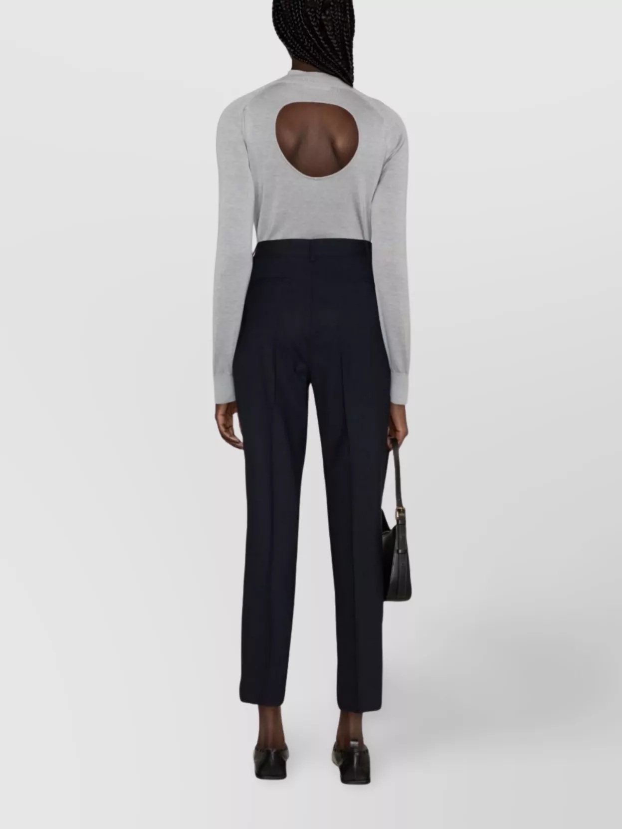 Parosh Tailored Cut Wool Trousers