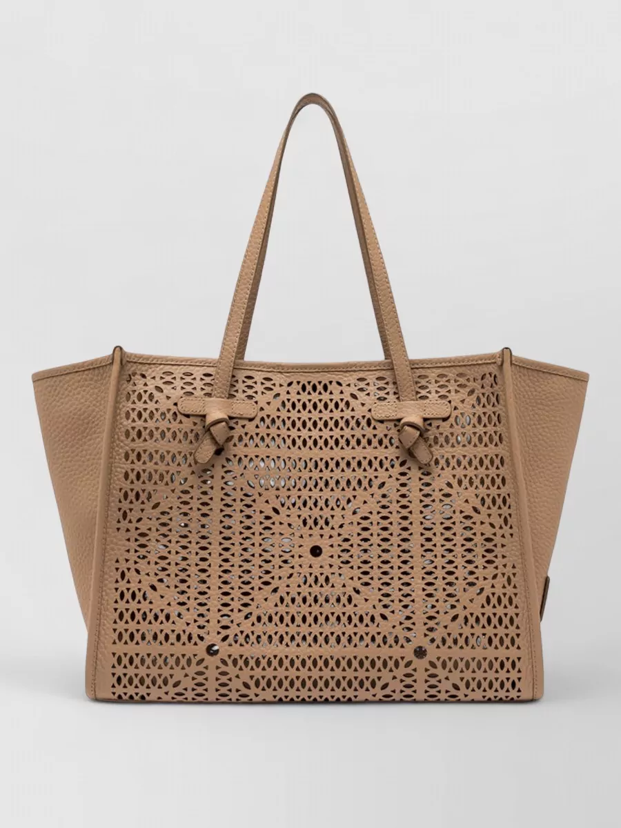 Gianni Chiarini Marcella Tote Bag Laser Cut Dual Handles