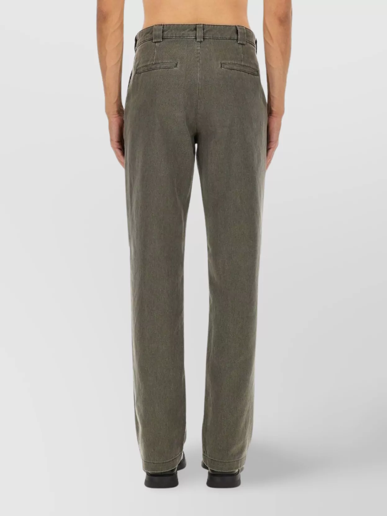 Aspesi Trousers Belt Loops Side Back Pockets