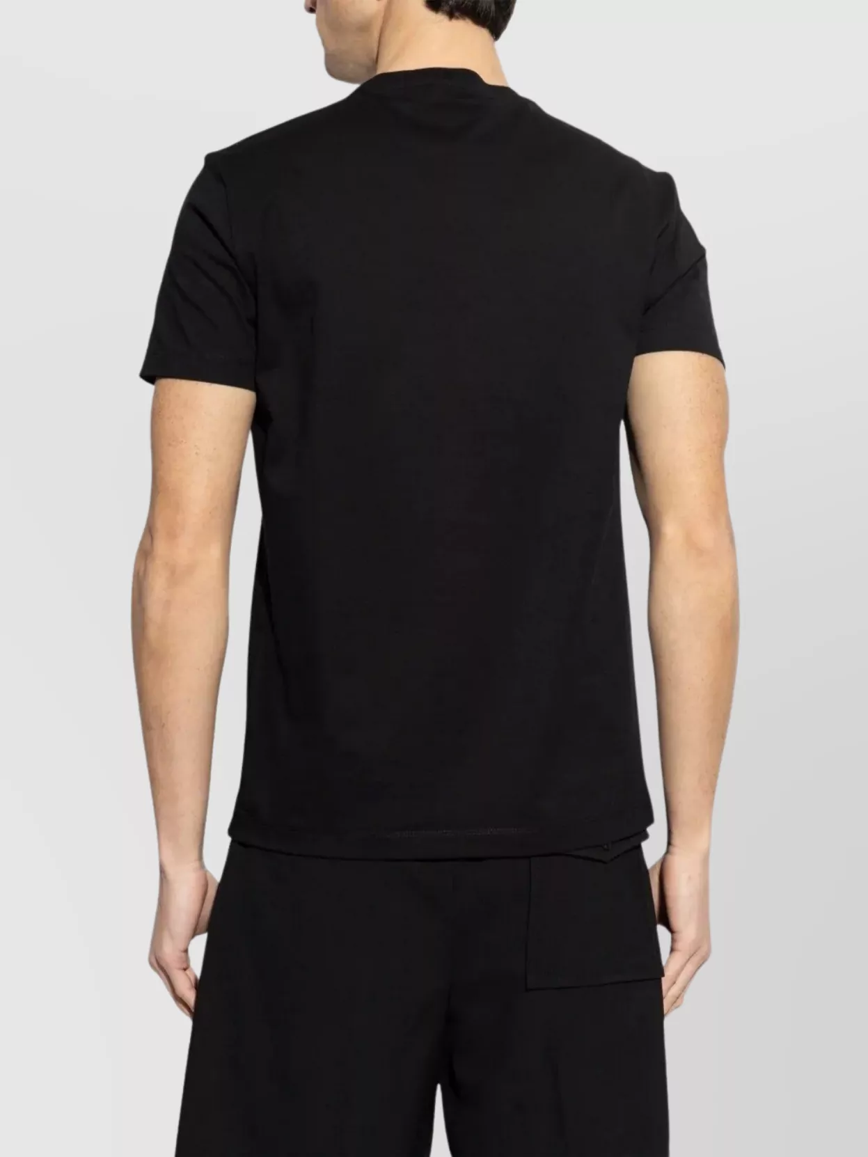 Versace Cotton Jersey T-Shirt Logo Print