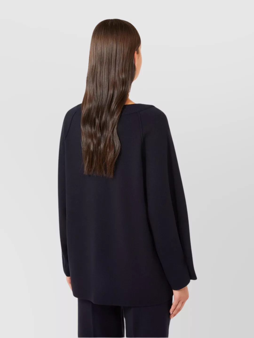 Max Mara Knitwear With Button Detail And Raglan Sleeves