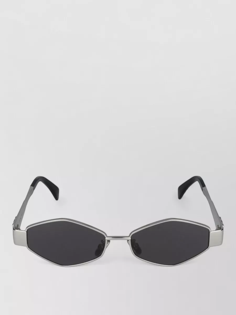 Celine Sunglasses Metal Hexagonal Frame Dark Lenses