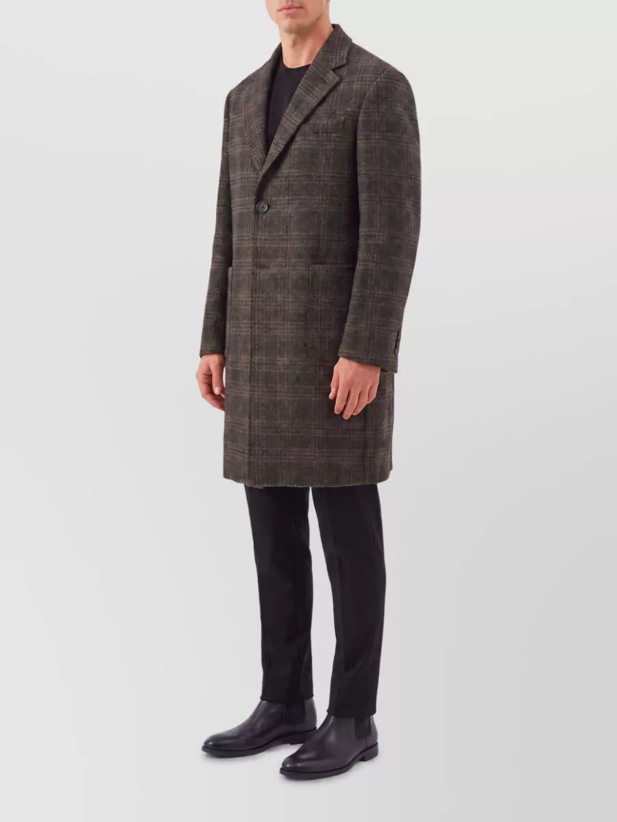 Barena Virgin Wool Single-Breasted Coat