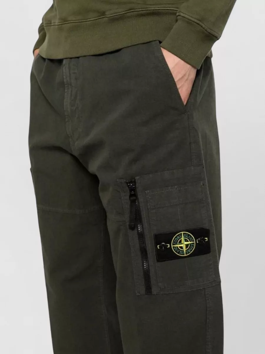 Stone Island Cotton Loose Cargo Pants