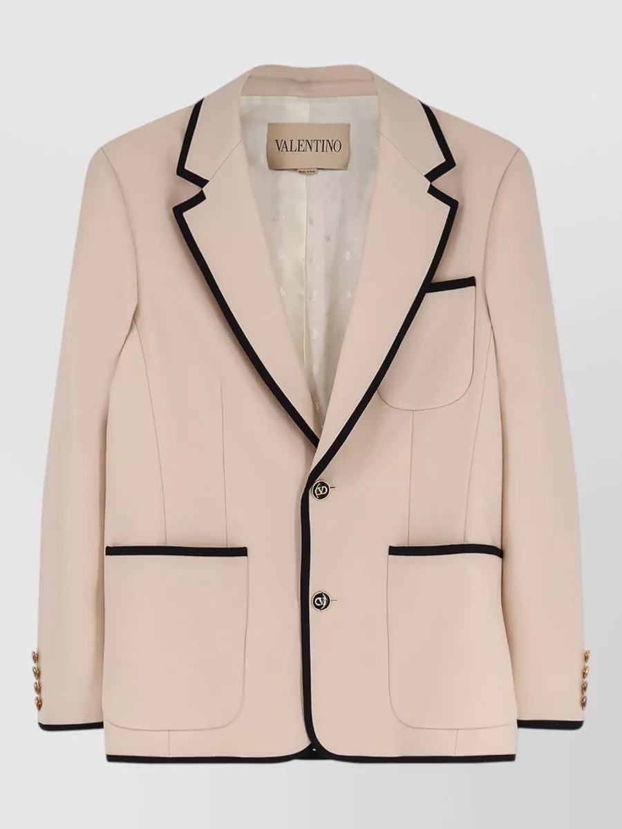 Valentino virgin wool single-breasted blazer