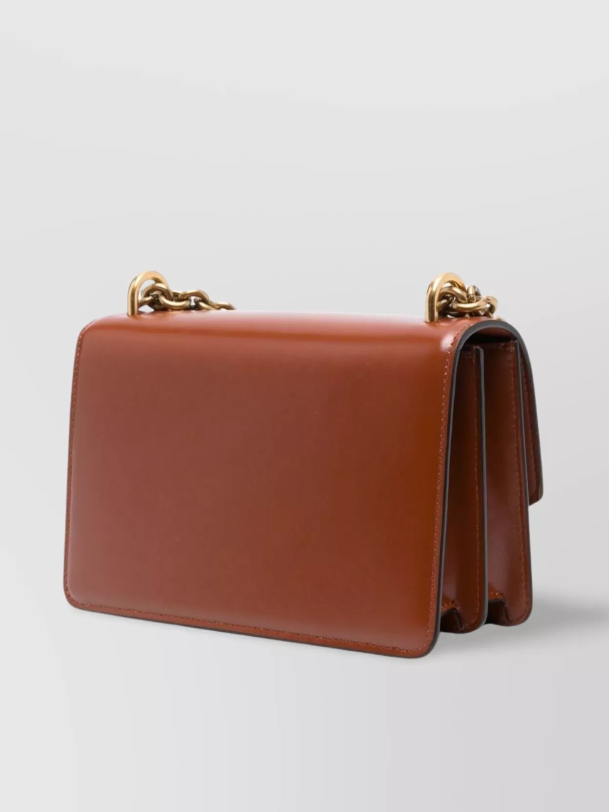 Valentino Shiny Leather Small Shoulder Bag