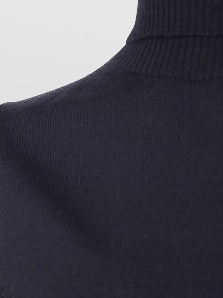 Sportmax Wool Turtleneck Sleeveless Sweater