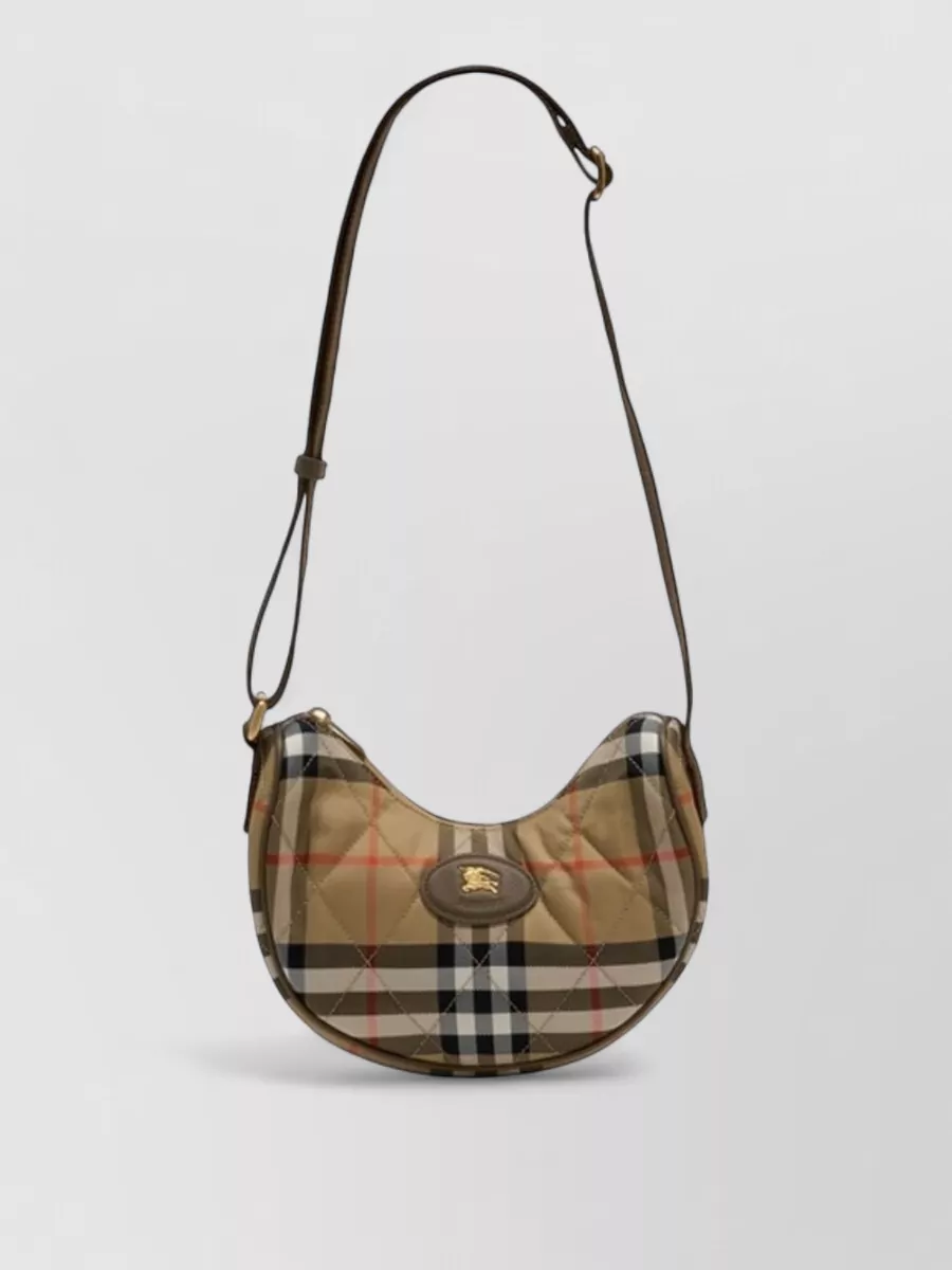 Burberry horseshoe nylon crossbody bag