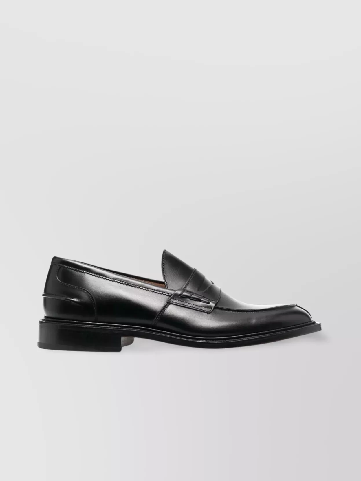 Tricker's Penny Strap Leather Sole Round Toe Loafer