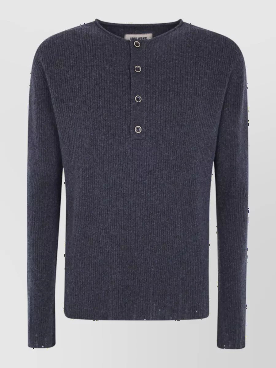 Uma Wang cashmere henley jumper