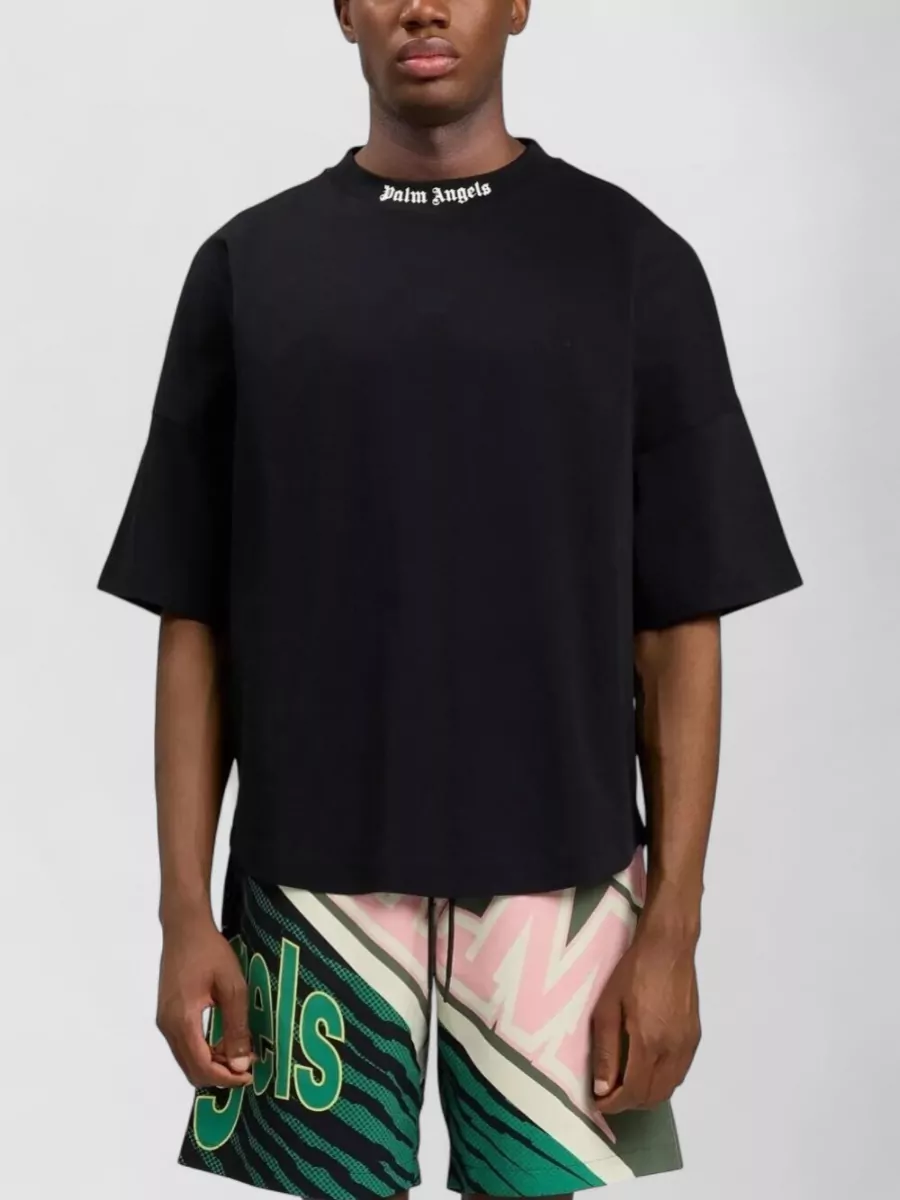 Palm Angels Logo Print T Shirt