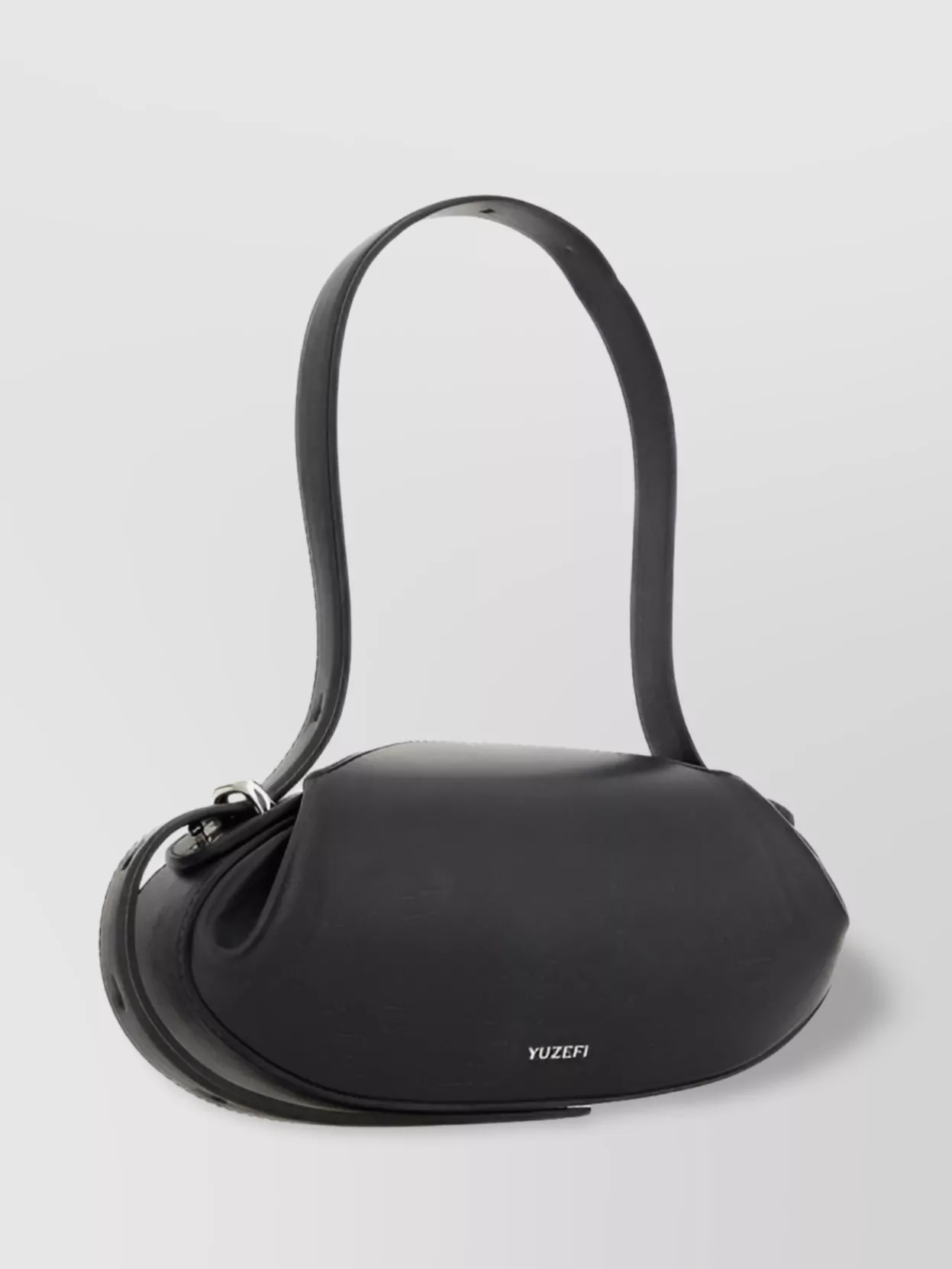 Yuzefi Small Baguette Shoulder Bag In Black