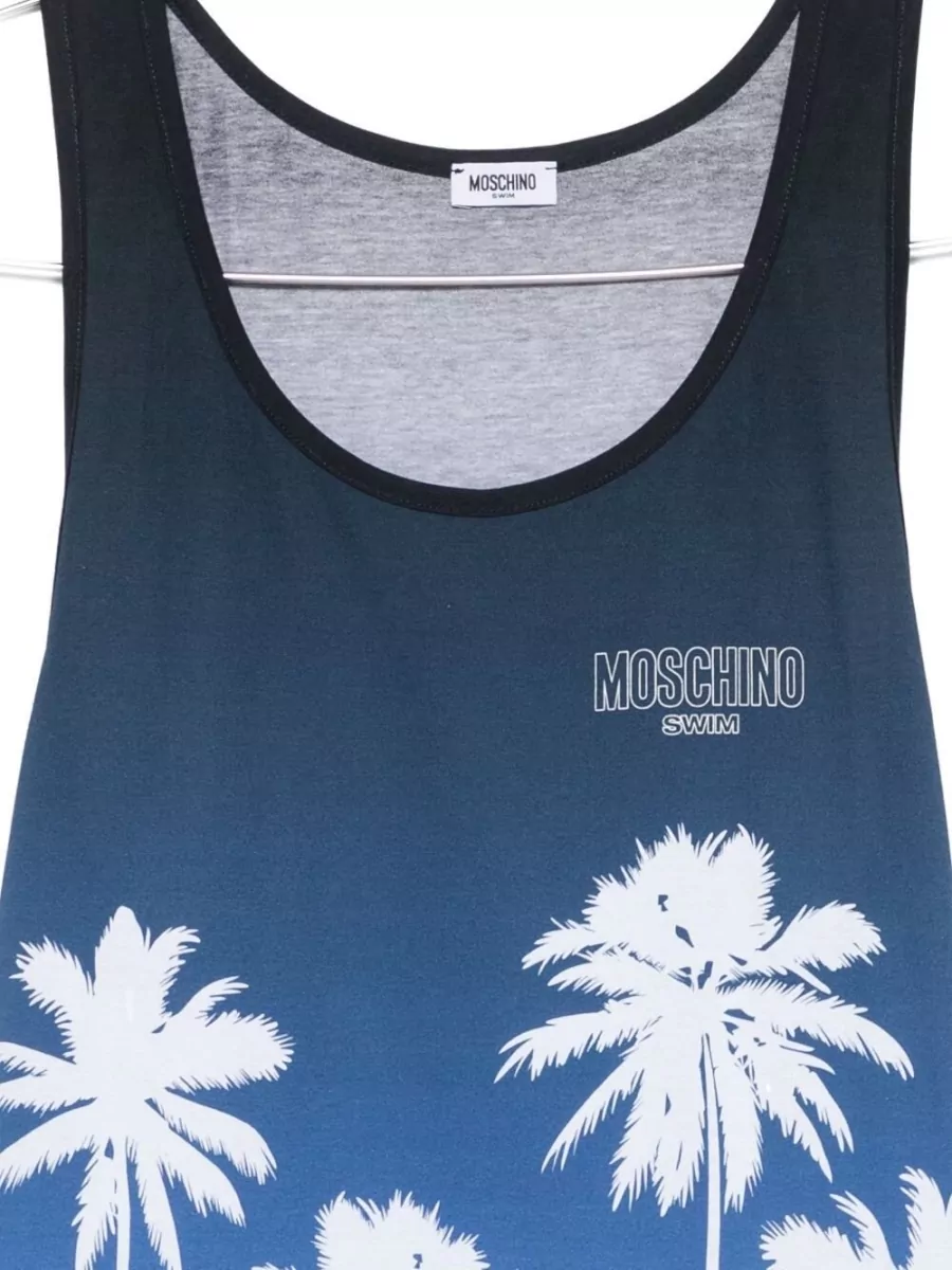 Moschino Cotton Printed Tank Top