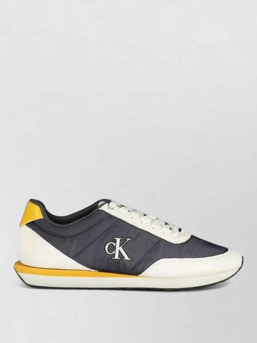 Calvin Klein Leather Low-Top Sneakers