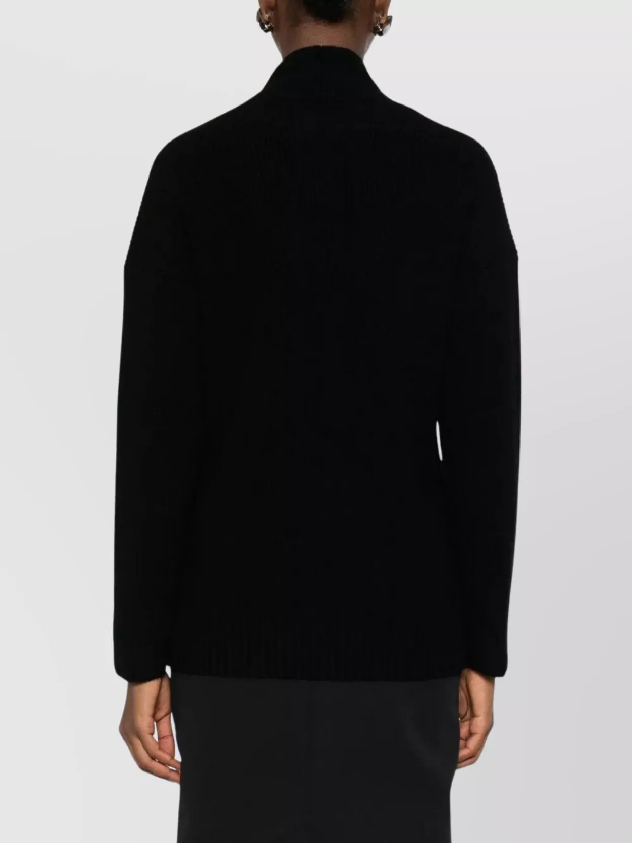 S Max Mara Double-Breasted Wool Cashmere Cardigan