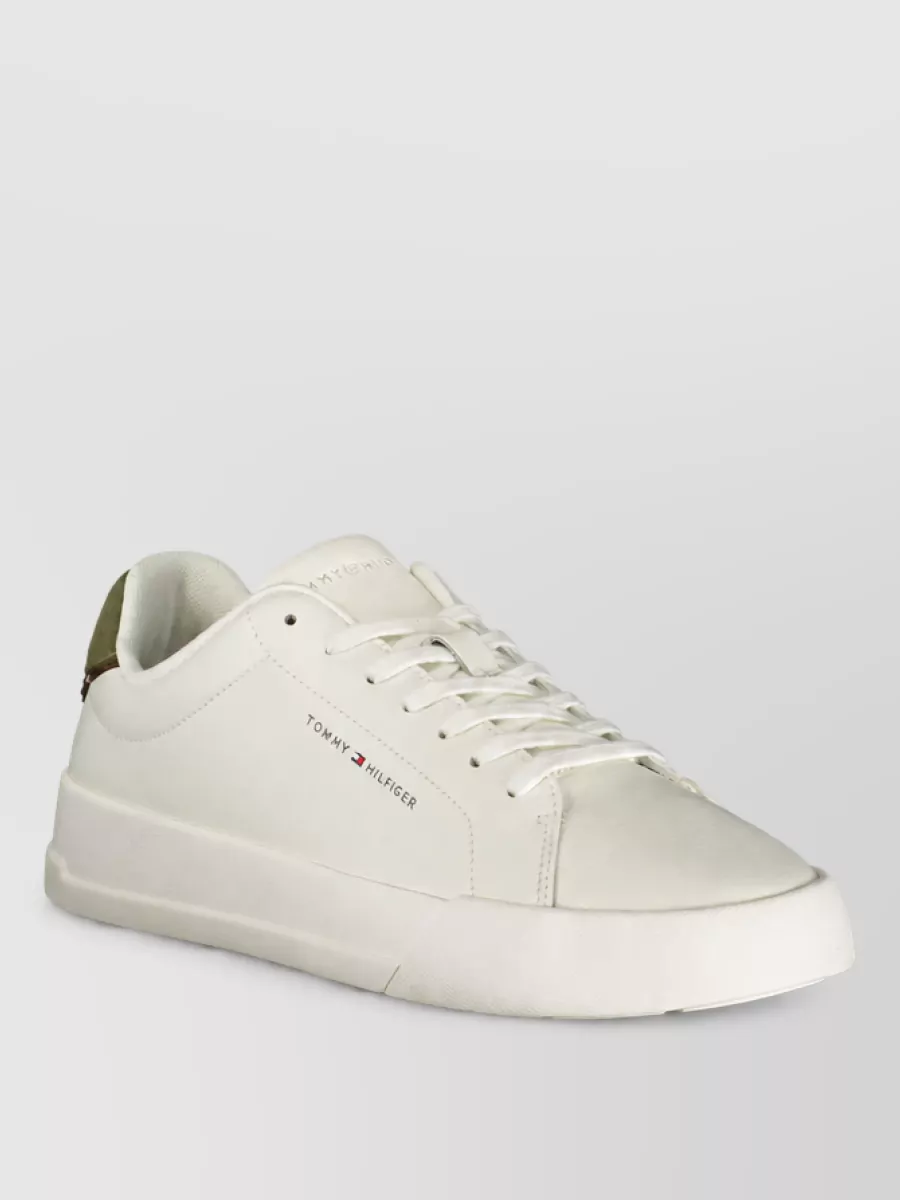 Tommy Hilfiger leather lace-up sneakers