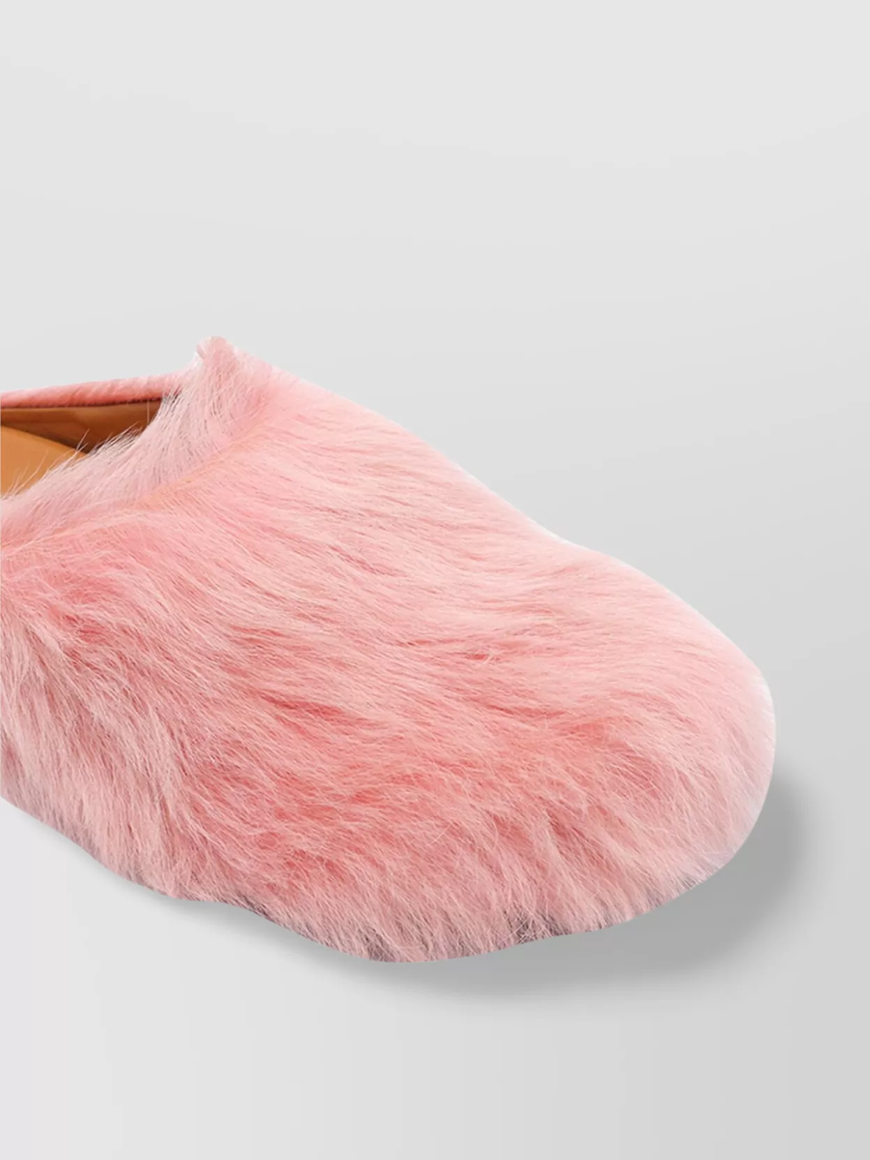 Marni Calf Hair Flat Sole Round Toe Sandals