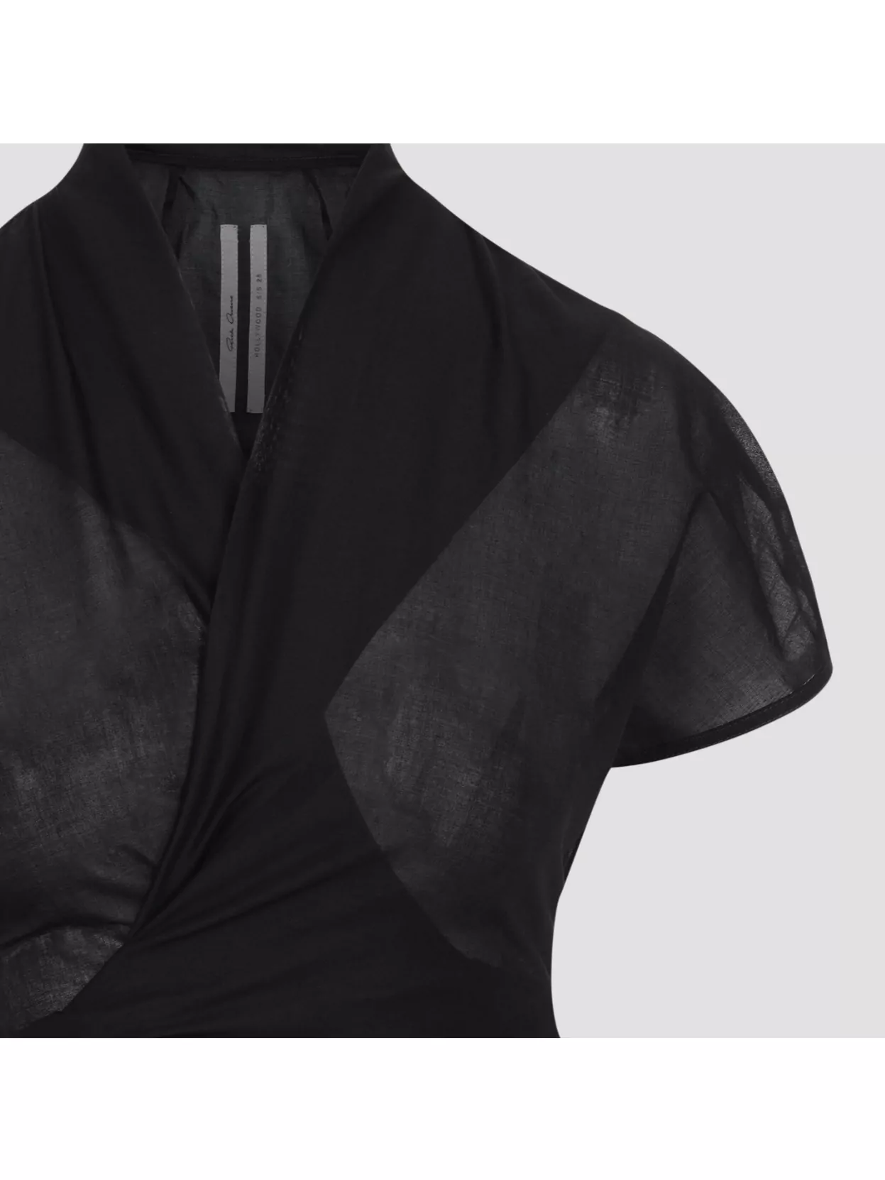 Rick Owens Laura Sl Top Asymmetric Hem