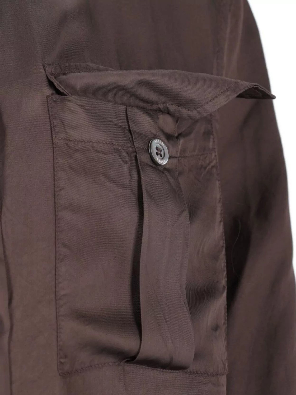 Aspesi Casual Long Sleeves Collared Neck Chest Pockets
