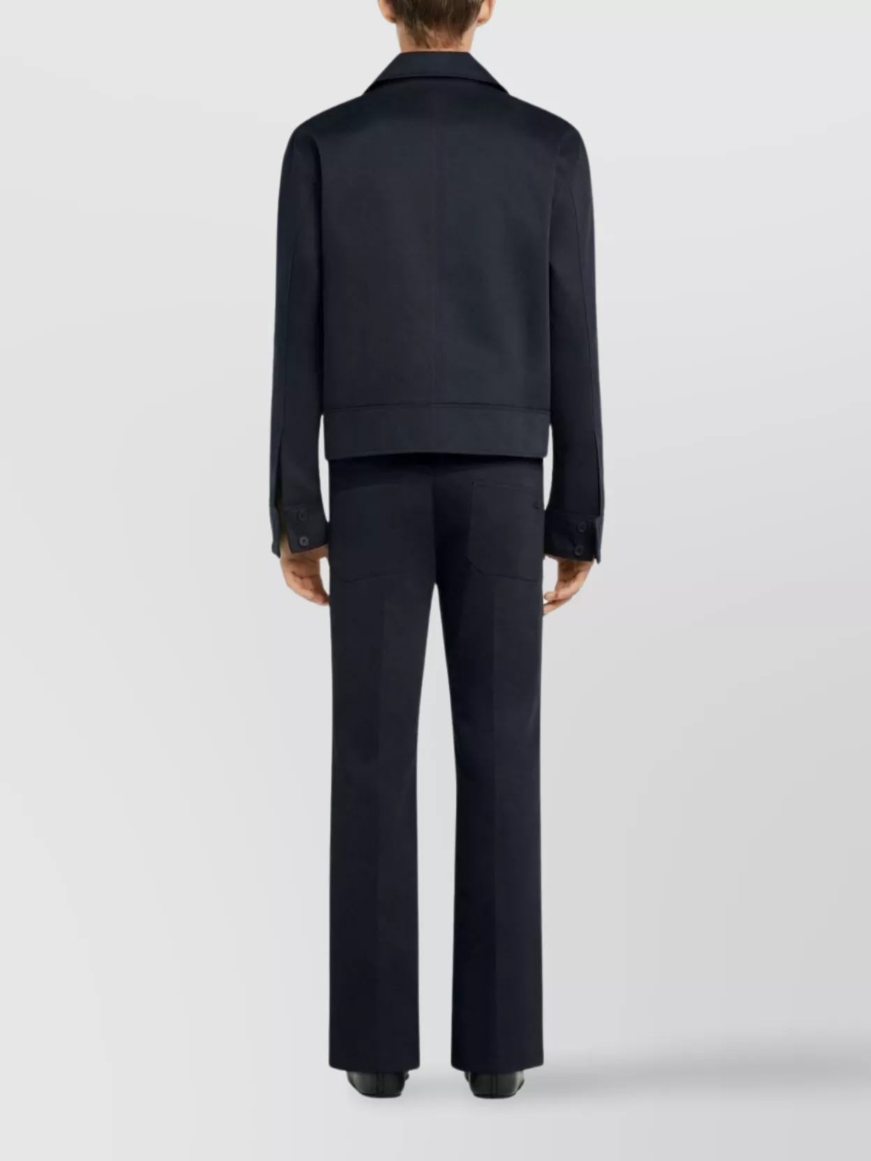 Courrèges Collared Jacket Zip-Fastening Side Pockets