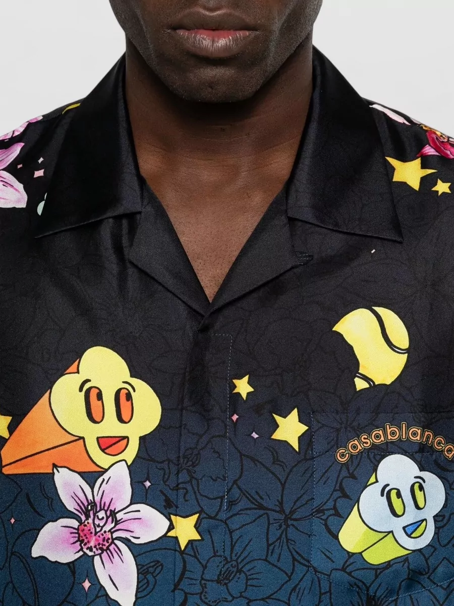 Casablanca Short-Sleeve Cuban Shirt