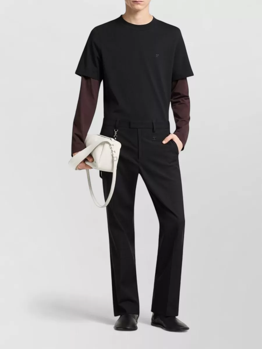 Courrèges Cotton Fitted Skirt
