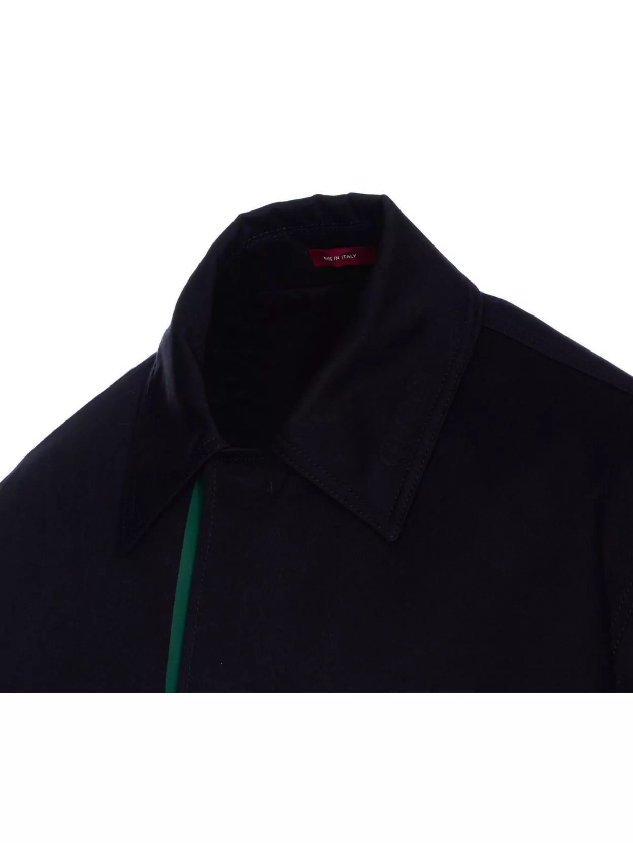 Gucci Signature Web Embossed Gabardine Jacket In Blue