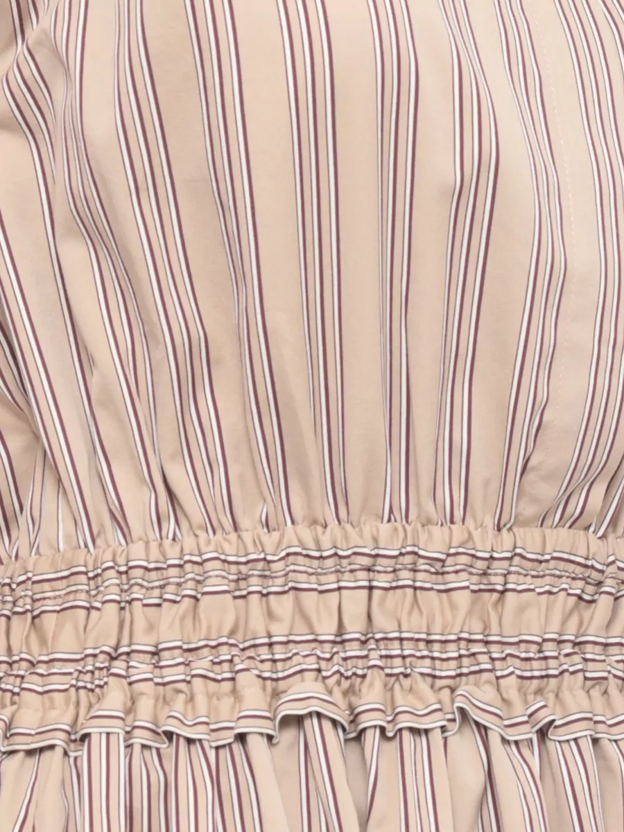 Antonelli Firenze Striped Sleeveless Midi Dress