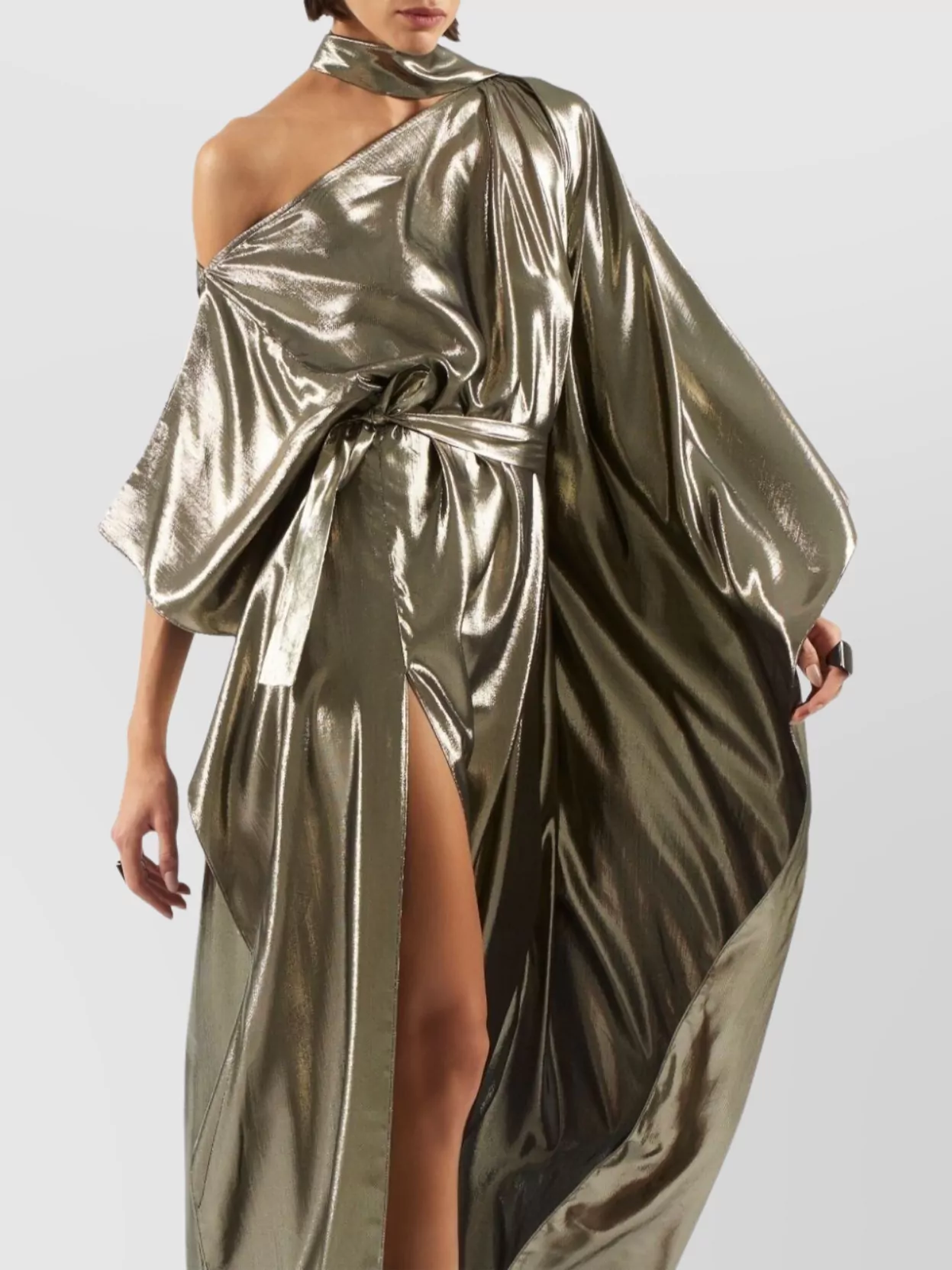 Taller Marmo Taylor Long Dress Scarf Detailing