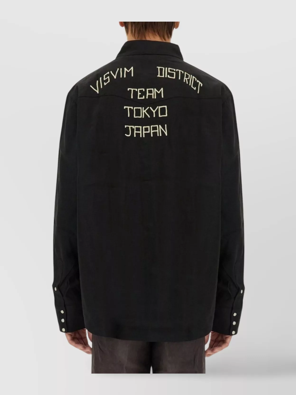 Visvim Logo Embroidered Shirt With Pockets