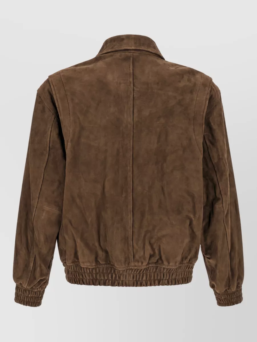 Dunst Suede leather blouson jacket