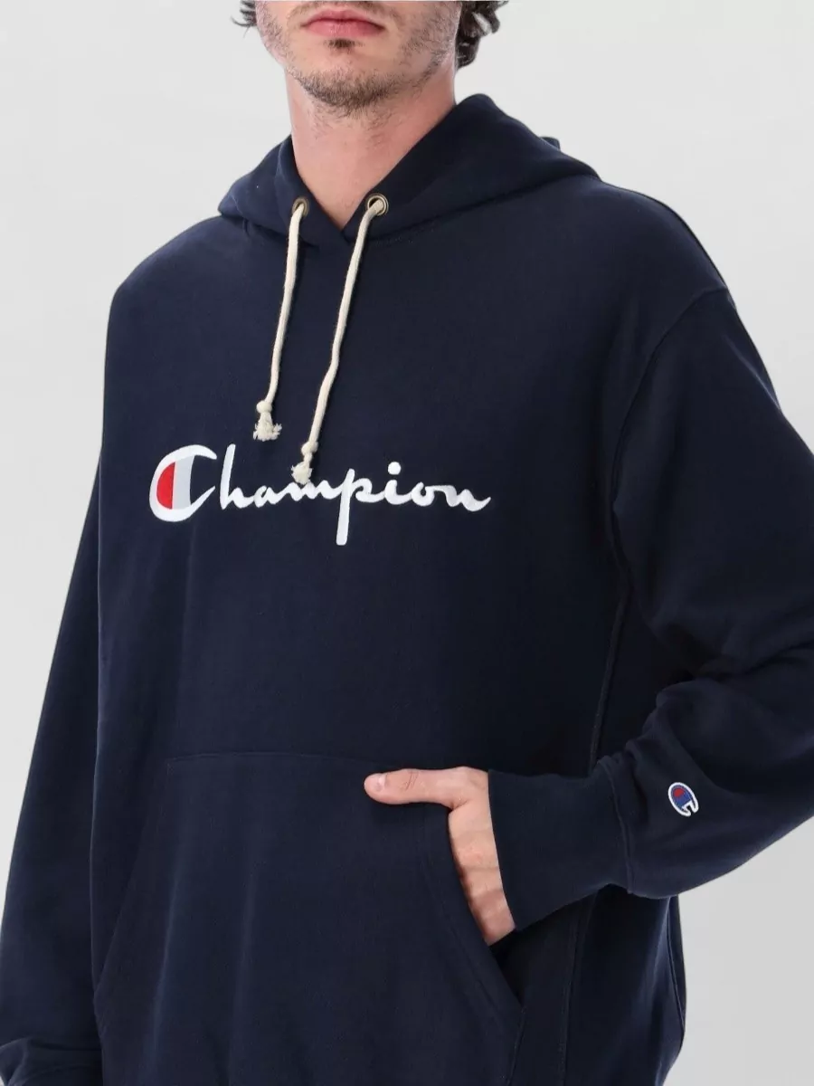 Champion Relaxed-Fit Logo Hoodie
