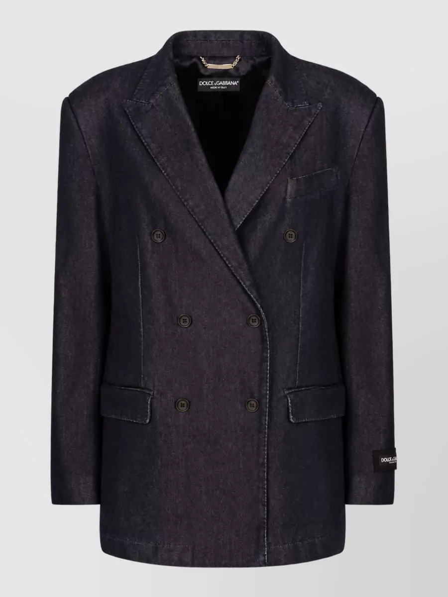 Dolce&Gabbana silk blend suit jacket