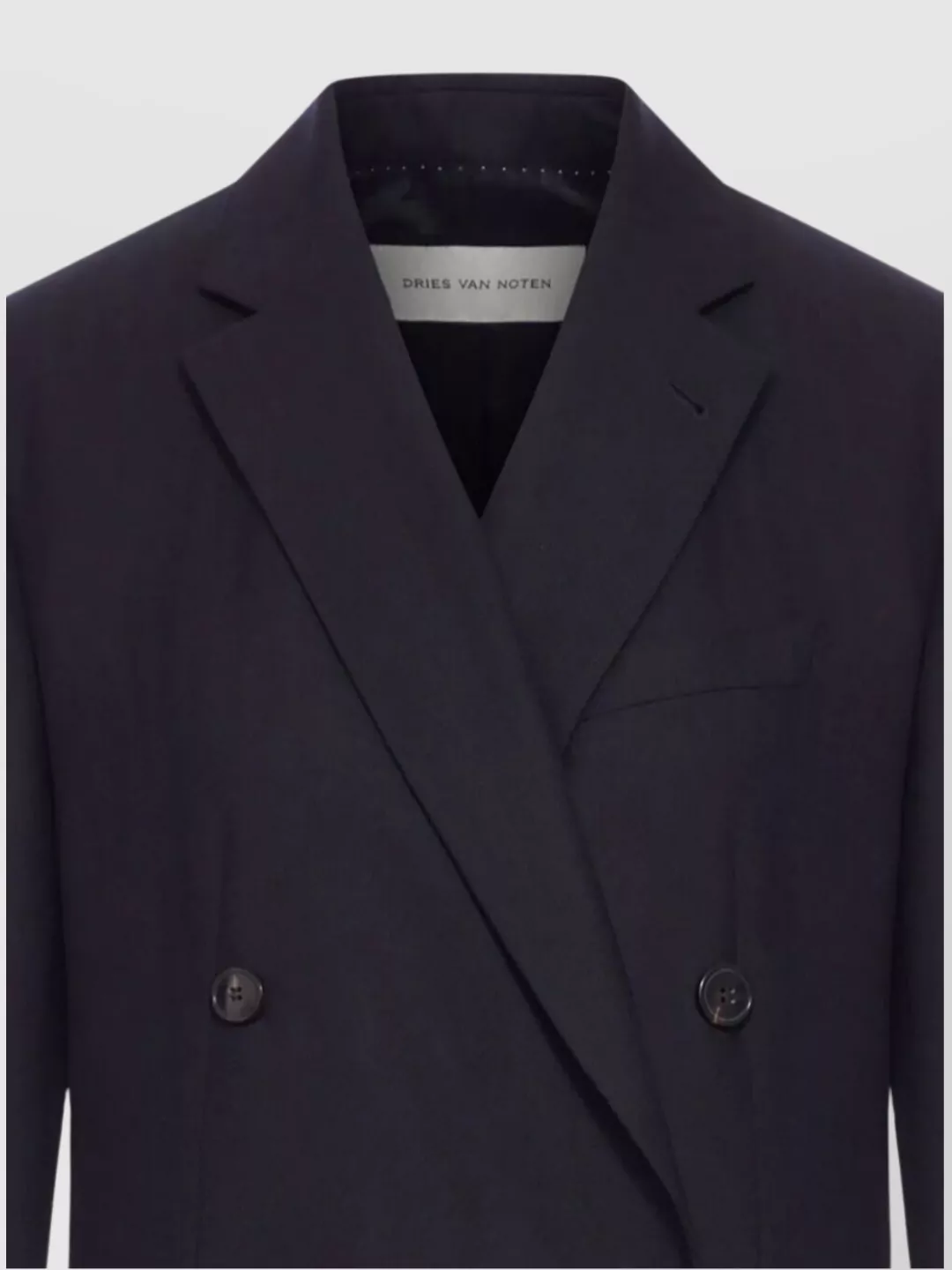 Dries Van Noten Notch Lapel Jacket Flap Pockets Design