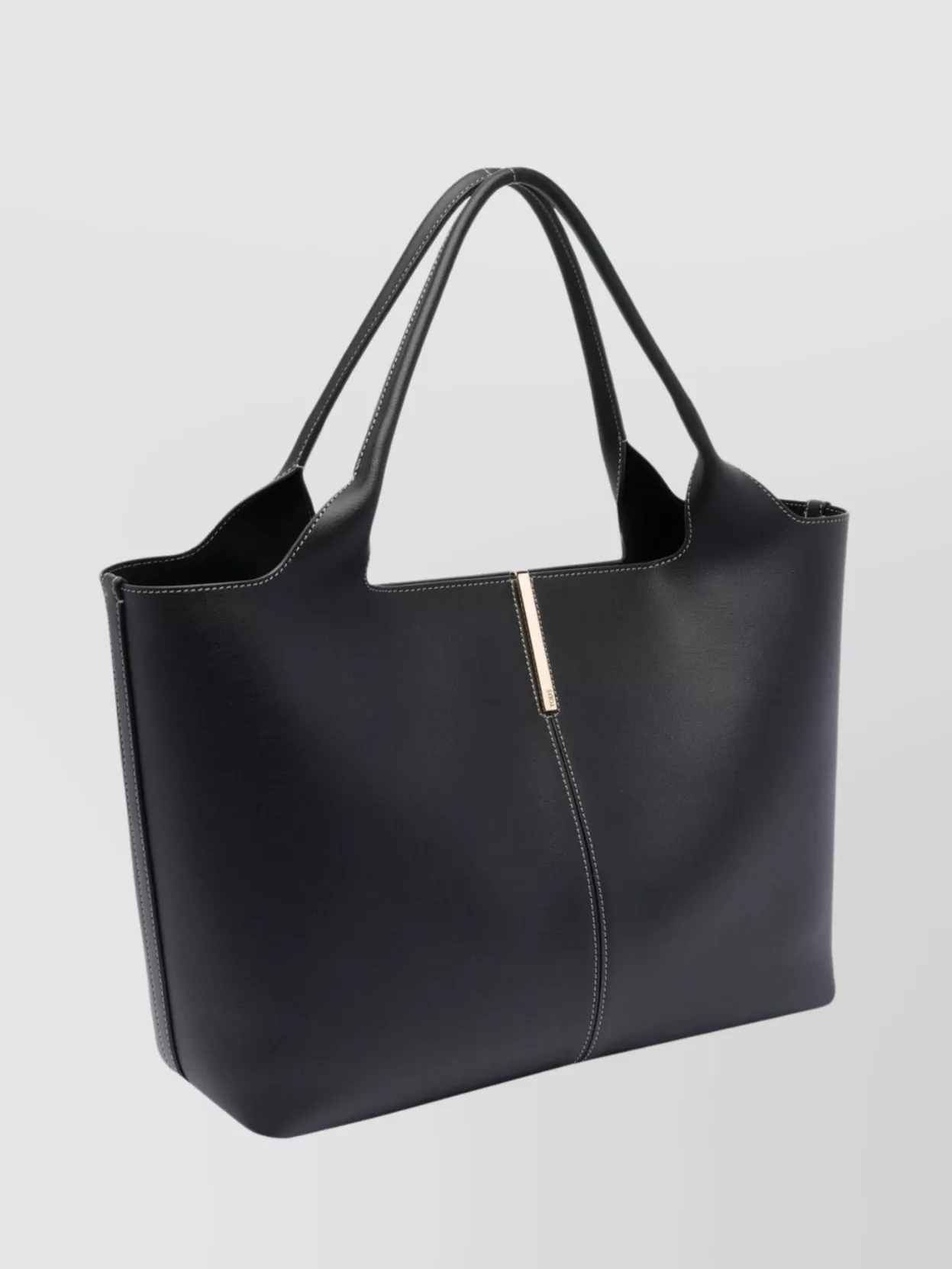 Tod's Top Handle Shoulder Bag With Metal Accent