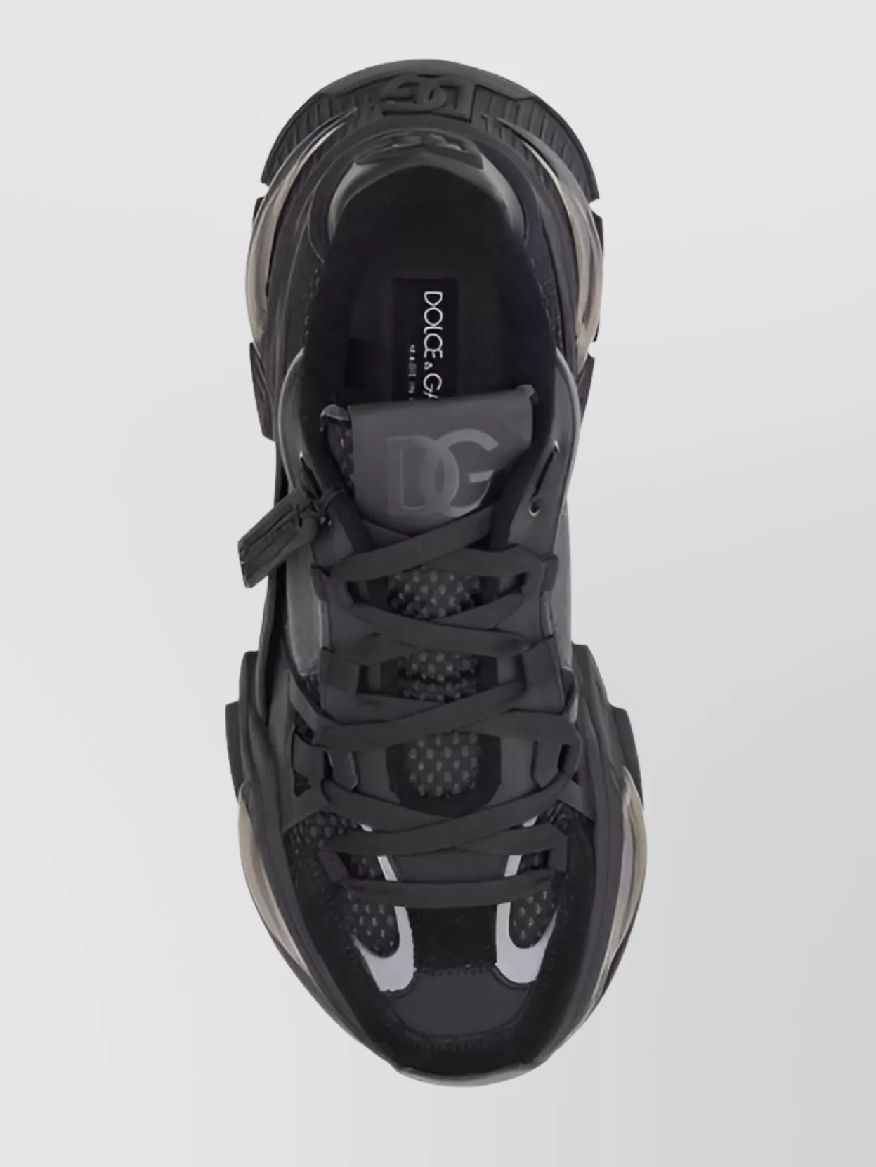Dolce&Gabbana Sneakers With Mesh Panels And Textured Rubber Sole