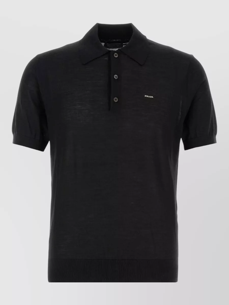 Prada wool polo shirt