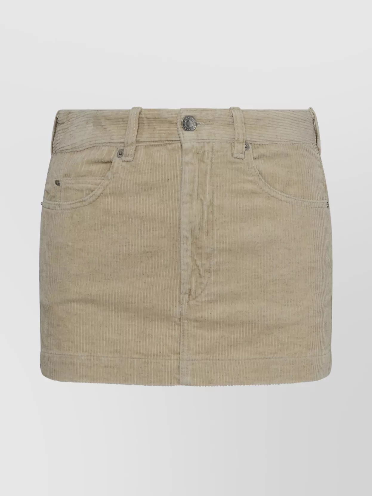 Shop Isabel Marant Étoile 'rania' Corduroy Texture Mini Skirt