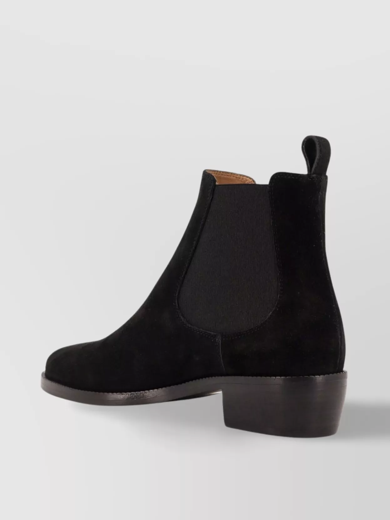 Ferragamo Suede Chelsea Ankle Boots With Elastic Band