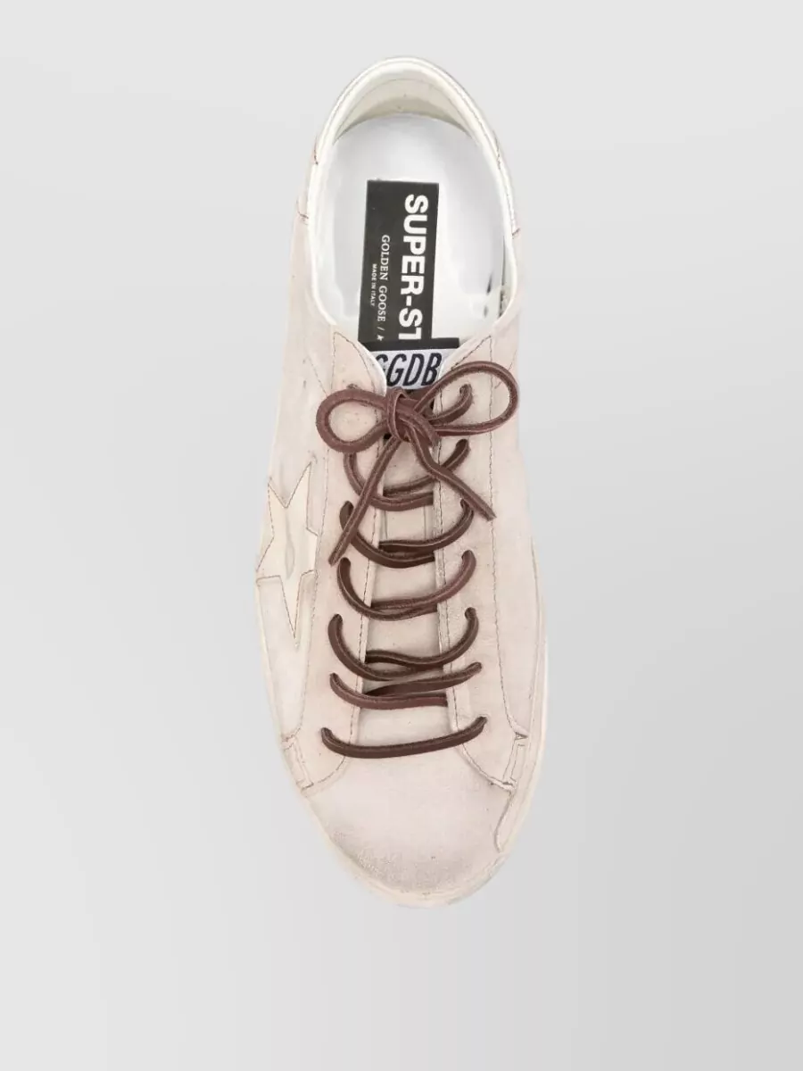 Golden Goose Leather Lace-Up Shoes