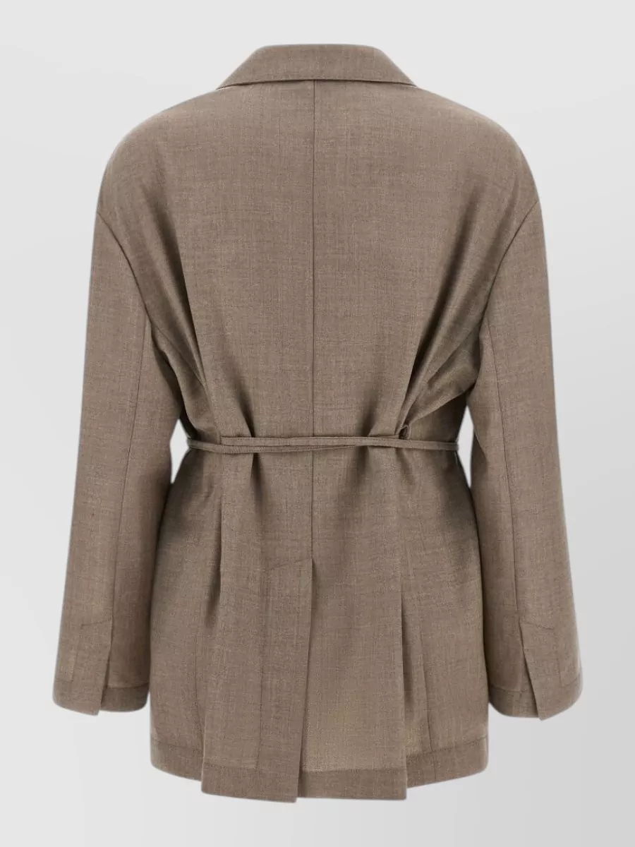 Brunello Cucinelli Virgin Wool Single-Breasted Blazer