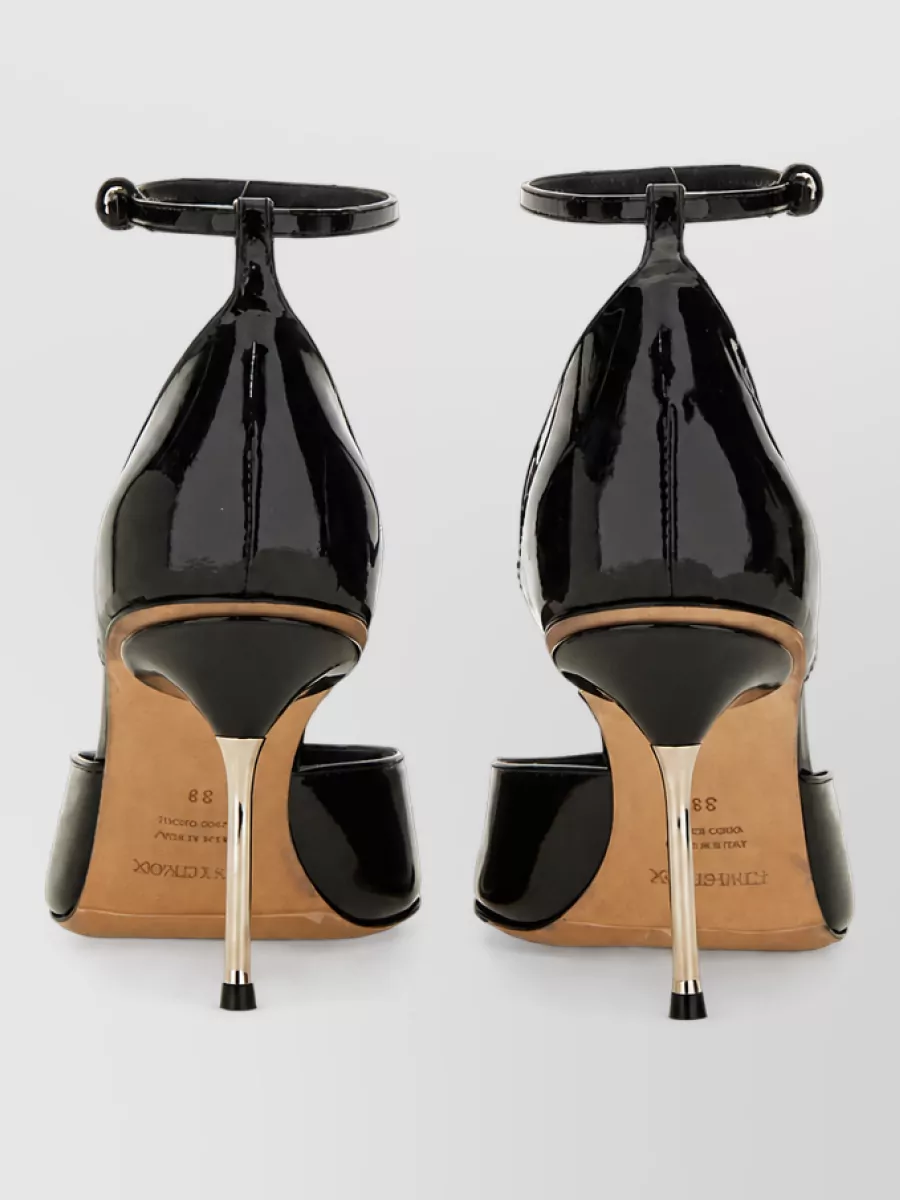 Sportmax Leather Mary Jane Ballerina Shoes