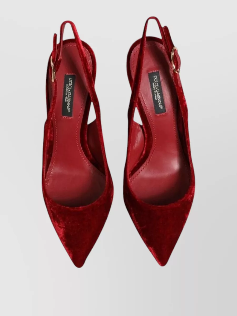 Dolce&Gabbana Suede Slingback Pumps
