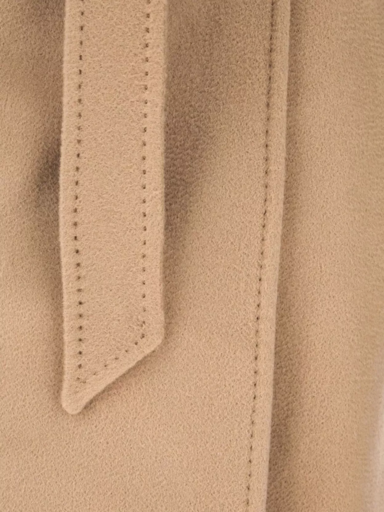 Weekend Max Mara Long Length Belted Coat With Notched Lapels